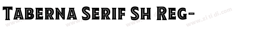 Taberna Serif Sh Reg字体转换